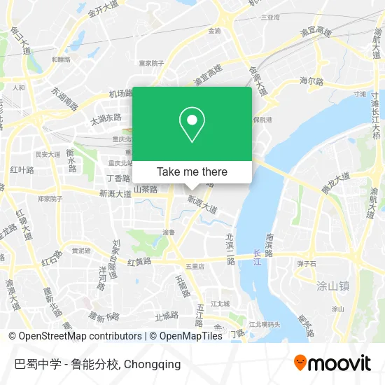 巴蜀中学 - 鲁能分校 map