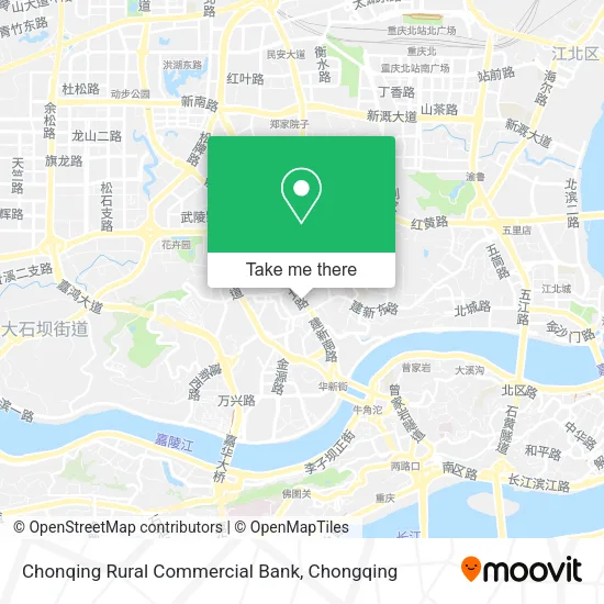 Chonqing Rural Commercial Bank map