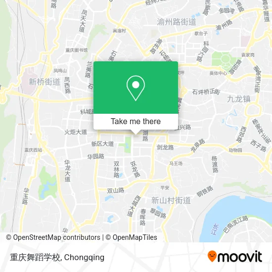 重庆舞蹈学校 map