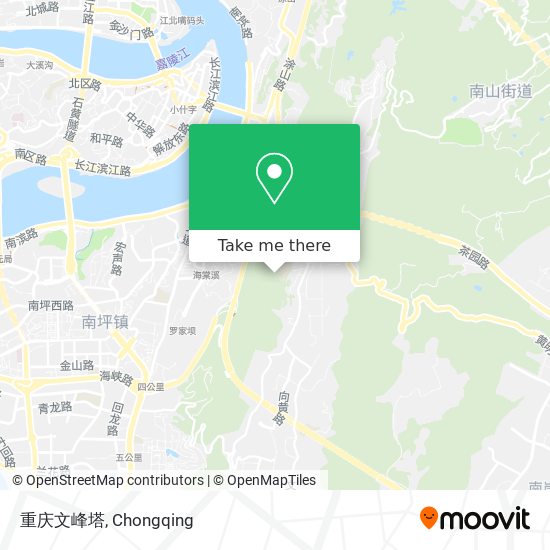 重庆文峰塔 map