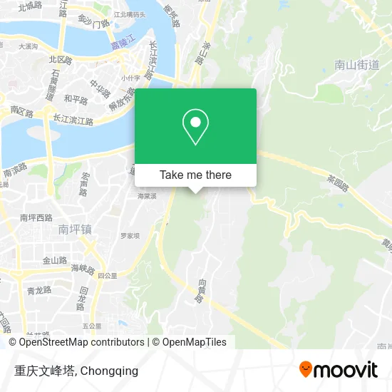重庆文峰塔 map
