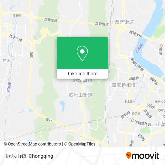 歌乐山镇 map