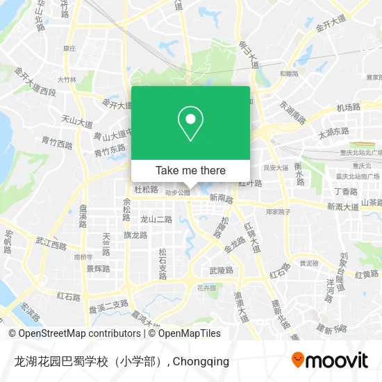 龙湖花园巴蜀学校（小学部） map