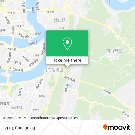 涂山 map