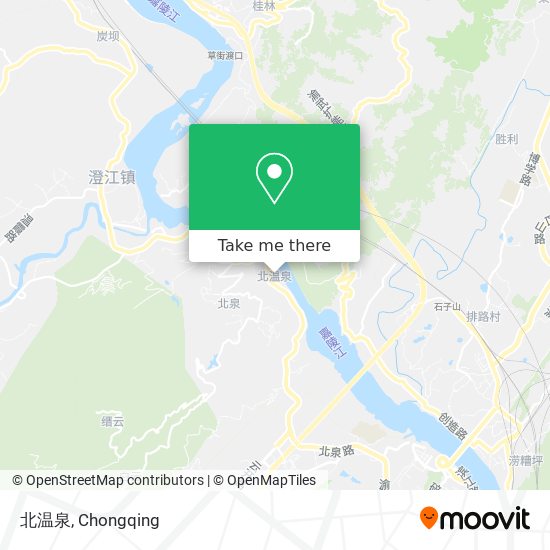 北温泉 map