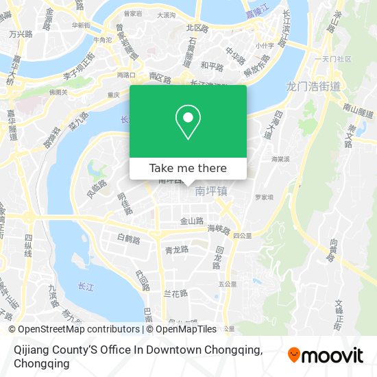 Qijiang County‘S Office In Downtown Chongqing map