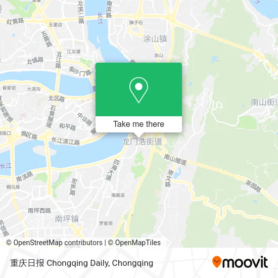 重庆日报 Chongqing Daily map