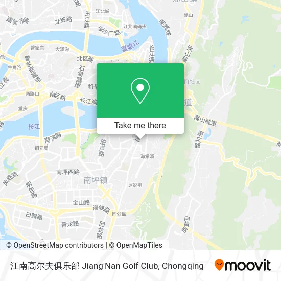 江南高尔夫俱乐部 Jiang'Nan Golf Club map