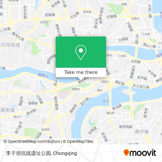 李子坝抗战遗址公园 map