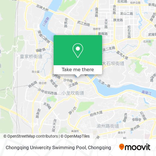 Chongqing Univercity Swimming Pool map