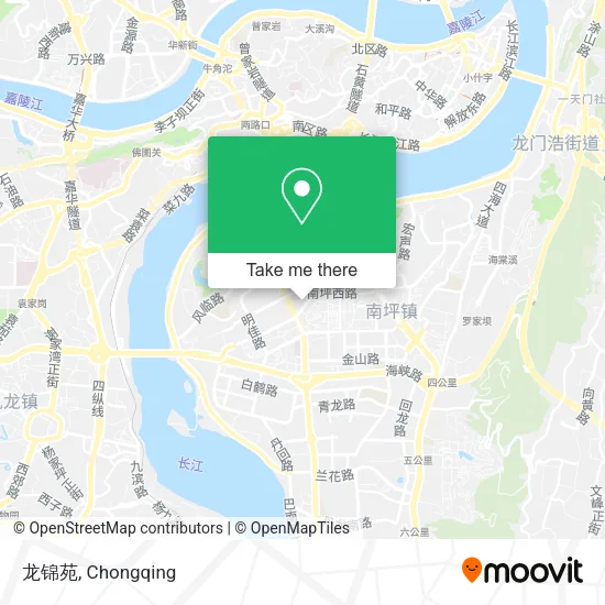 龙锦苑 map