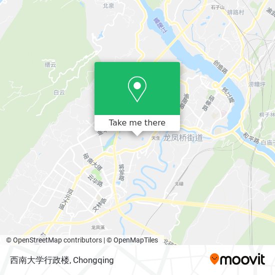 西南大学行政楼 map