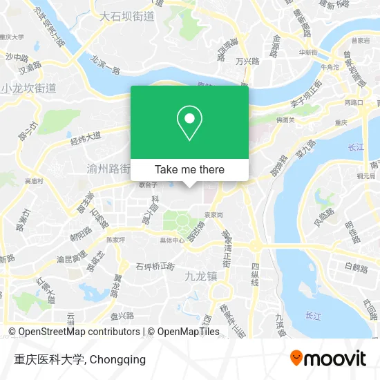 重庆医科大学 map