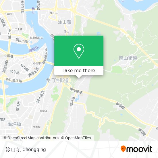涂山寺 map
