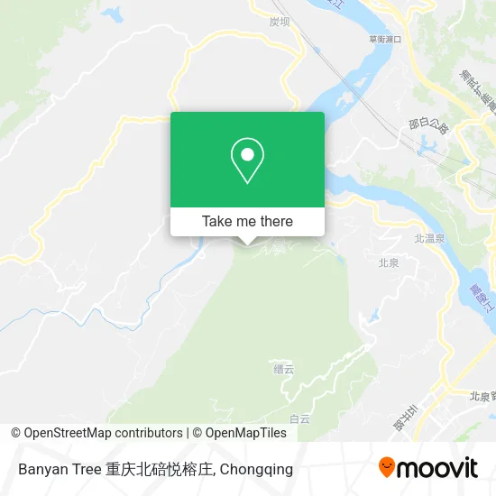 Banyan Tree 重庆北碚悦榕庄 map