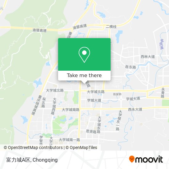 富力城A区 map