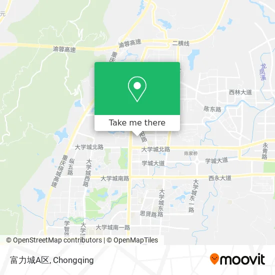富力城A区 map