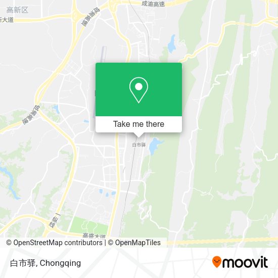 白市驿 map