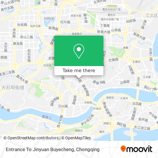 Entrance To Jinyuan Buyecheng map