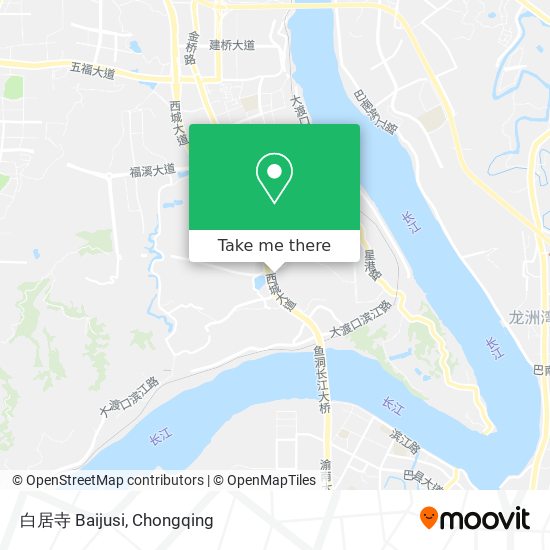 白居寺 Baijusi map