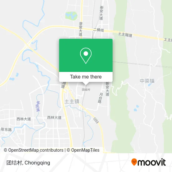 团结村 map
