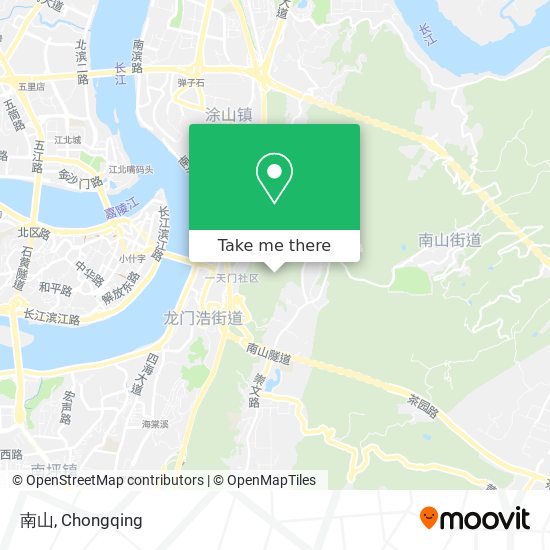 南山 map