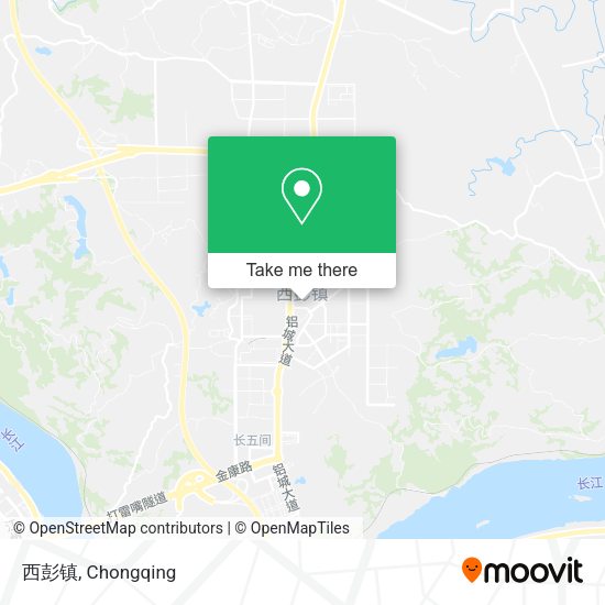 西彭镇 map