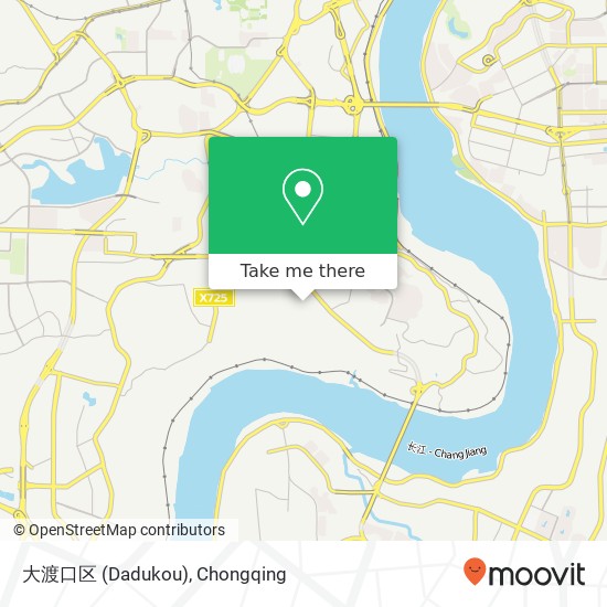 大渡口区 (Dadukou) map