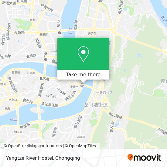 Yangtze River Hostel map
