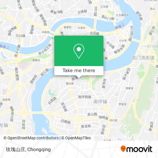 玫瑰山庄 map