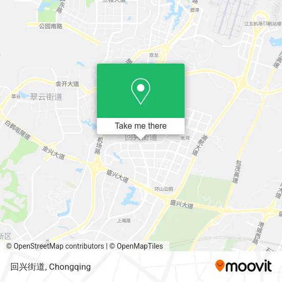 回兴街道 map