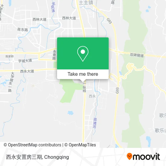 西永安置房三期 map