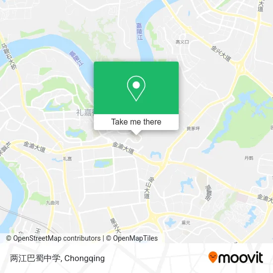 两江巴蜀中学 map