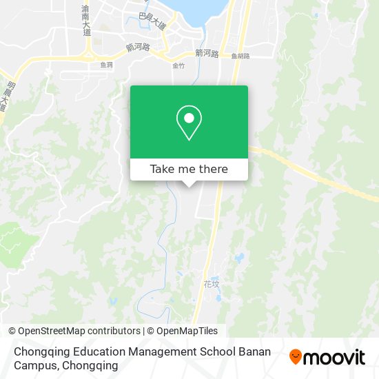 Chongqing Education Management School Banan Campus map