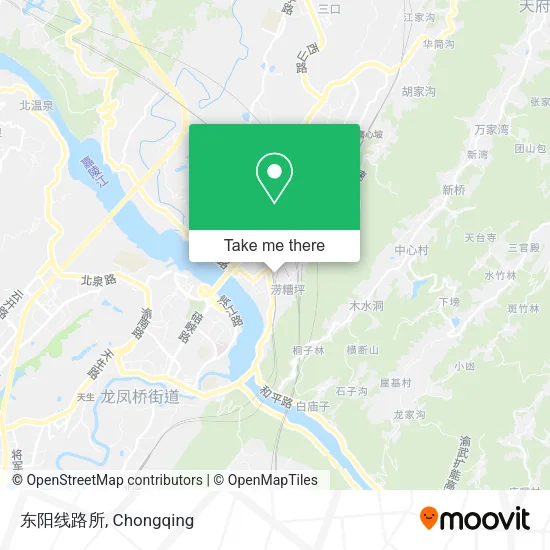 东阳线路所 map