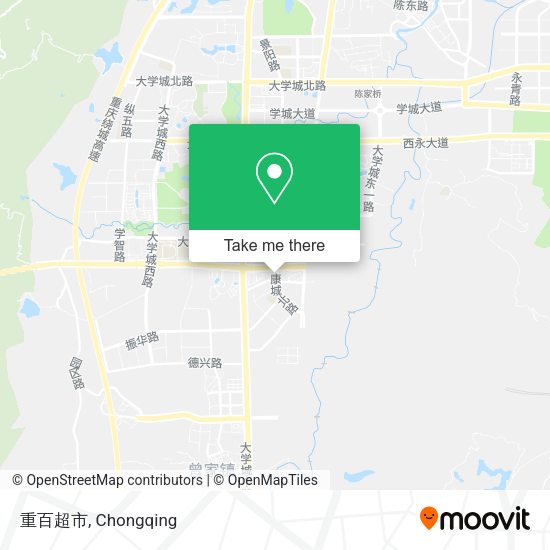 重百超市 map