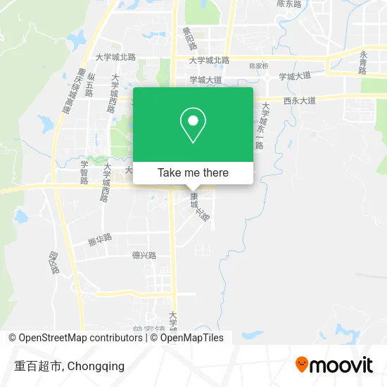 重百超市 map