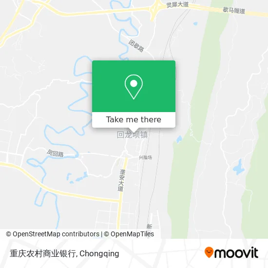 重庆农村商业银行 map