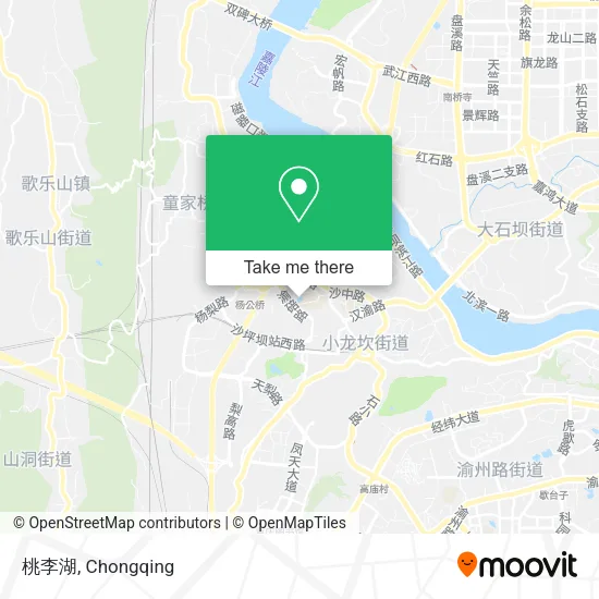 桃李湖 map