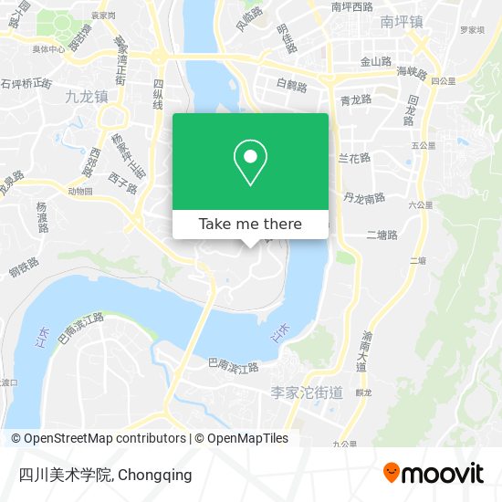 四川美术学院 map