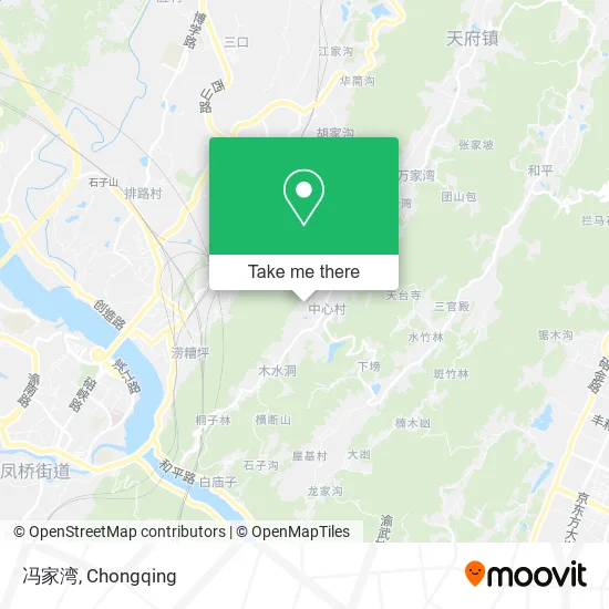 冯家湾 map