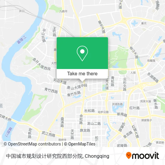 中国城市规划设计研究院西部分院 map