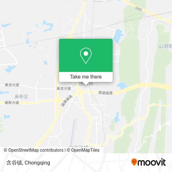 含谷镇 map