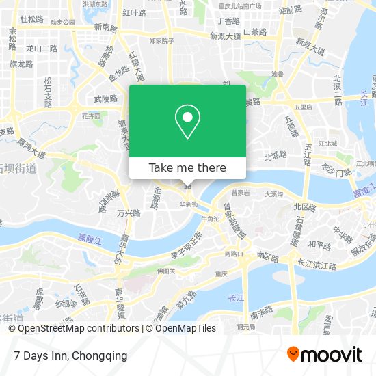 7 Days Inn map