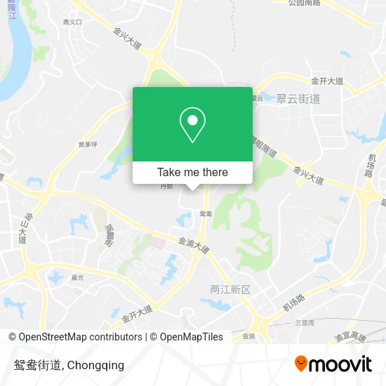 鸳鸯街道 map