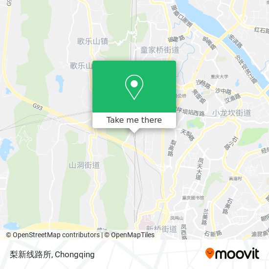 梨新线路所 map