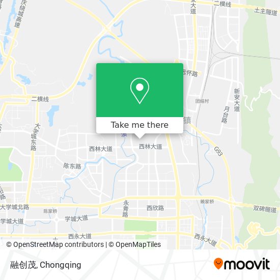 融创茂 map