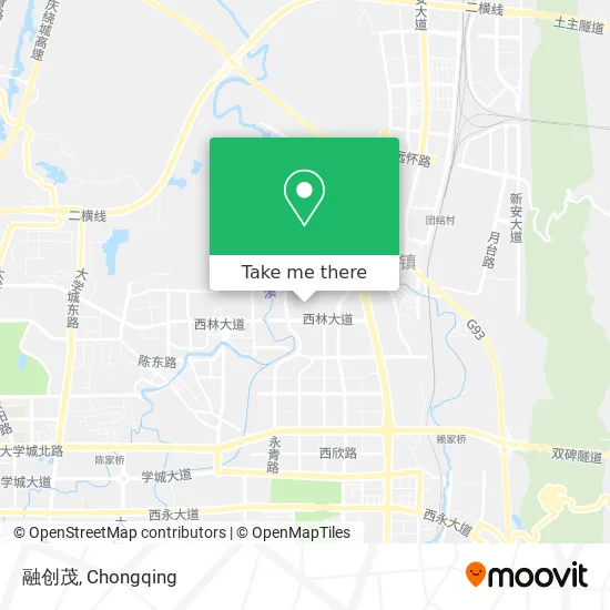 融创茂 map