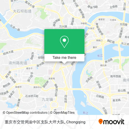重庆市交管局渝中区支队大坪大队 map