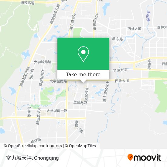 富力城天禧 map